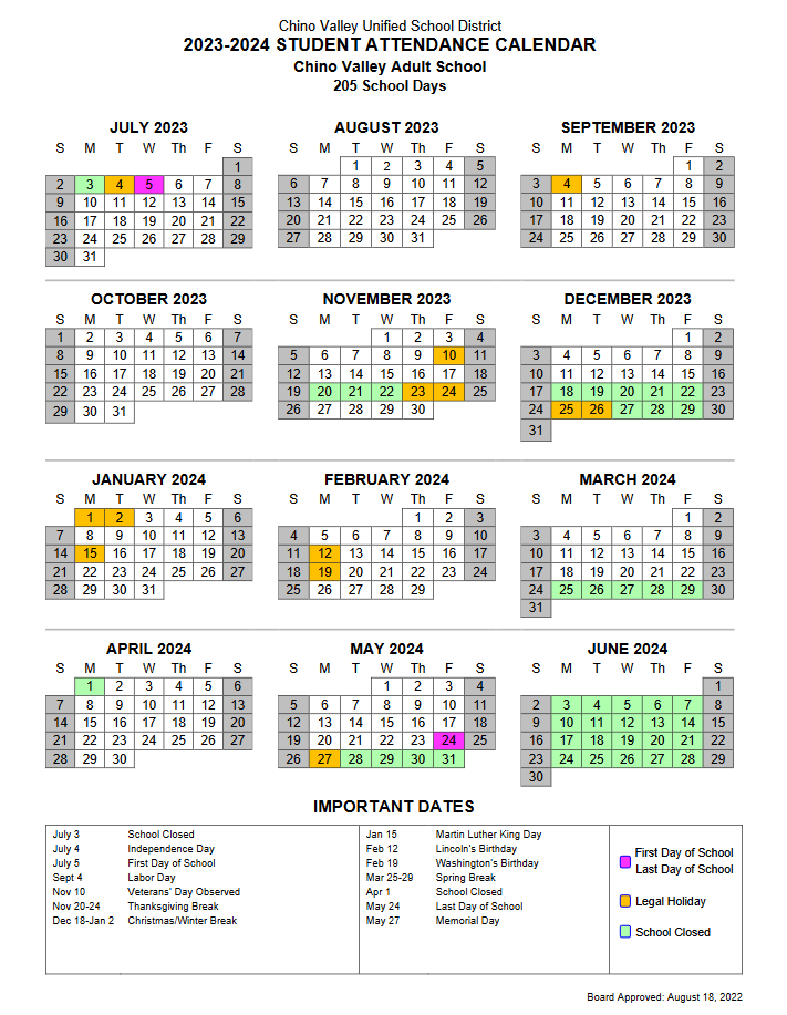  calendar